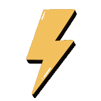 Lightning Bolt Flash Sticker