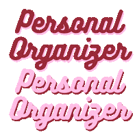 Produtividade Personalorganizer Sticker by As Organizadas