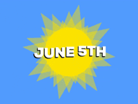 June GIF by GIF CALENDAR