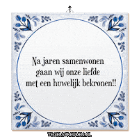 Spreuk Geluk Sticker by Tegelspreuken.nl