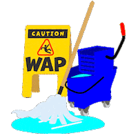 Cardi B Bucket Sticker by Christopher Pindling