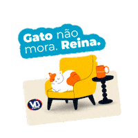 Cat Pet Sticker by VB Alimentos