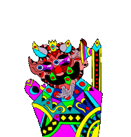 Pop Art Devil Sticker