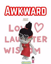 Awkward Cringey GIF by Zhotcita