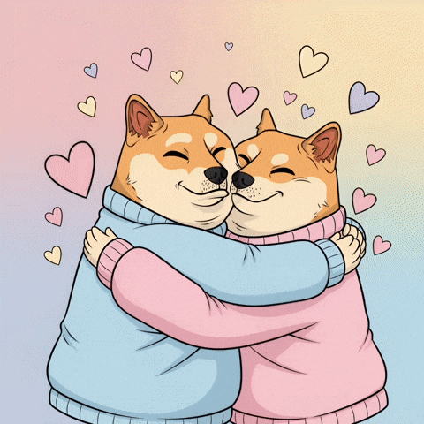 Shiba Inu Love GIF by Doge Pound