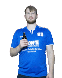SGTeutoHandball beer handball teeth bier Sticker
