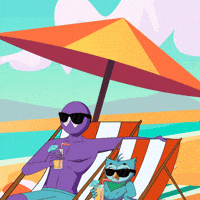 Summer Chilling GIF