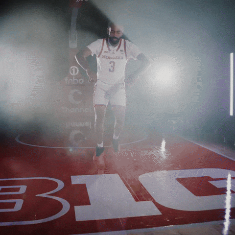 Basketball Nebraska GIF by Huskers