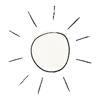 Black And White Sun Sticker by PS Post