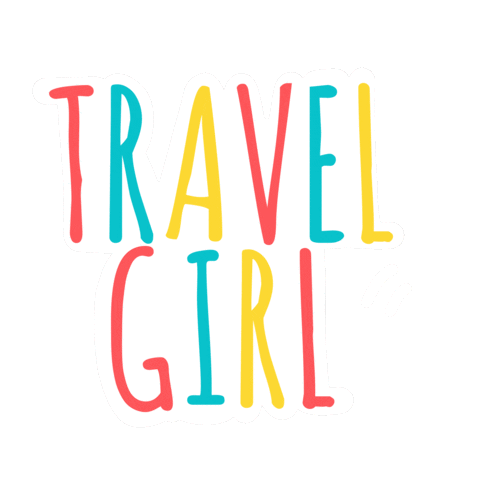 Girl Travelling Sticker by Mes Ptits Bouts Du Monde