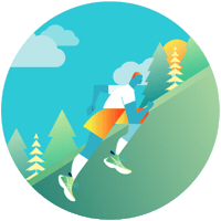 Run Running Sticker by ASICS