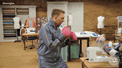 Scared Sewing Bee GIF by The Great British Sewing Bee