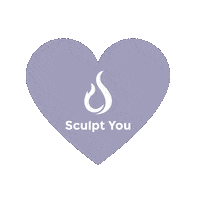 Heart Love Sticker by The Sculpt You