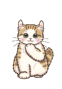 Valentines Day Cat Sticker