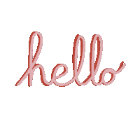 Bonjour Hello Sticker