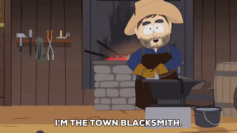 travelers blacksmith GIF by South Park 