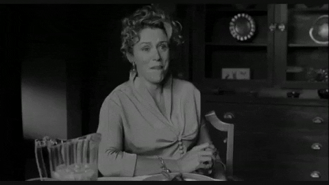 kohltrain giphygifmaker laugh coen the man who wasnt there GIF