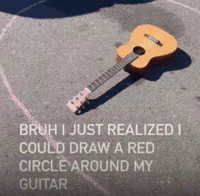 Red Circle Guitar GIF