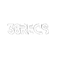38RECS logo 38recs 38recs music group Sticker