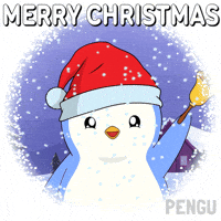 Merry Christmas GIF by Pudgy Penguins