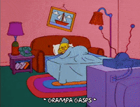 homer simpson couch gag GIF