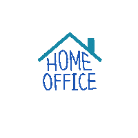 Kyliek_illustration happy rainbow home office Sticker