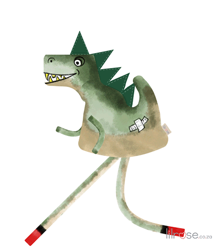 LilroseZA lilrose happy dinosaur walking dinosaur painted dino GIF