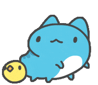 scared cat Sticker by Capoo
