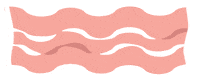 Breakfast Flying Sticker by topmeatproducts