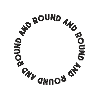 Round And Round Beer Sticker by Troy Cartwright