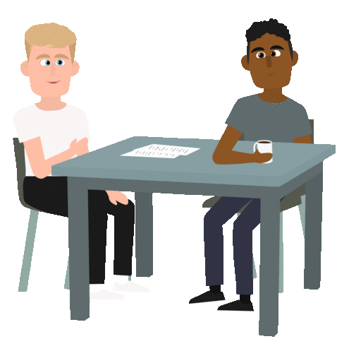 LuukArtsVisuals giphyupload discussion meeting planning Sticker