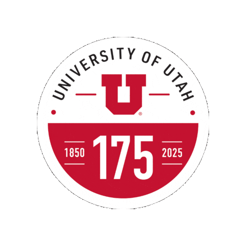 University Of Utah Sticker by UGivingDay