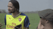 arsenal explaining GIF by Ian Wright