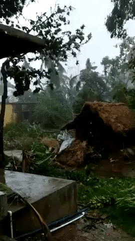 Cyclone Fani Delivers Heavy Winds and Rain to Odisha, India
