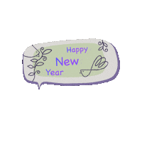 Happy Year Sticker