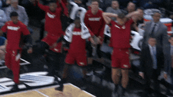 Lets Go Reaction GIF by NBA