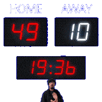 10 Away Sticker