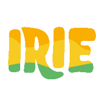 tiharasmith beach wave tropical reggae Sticker