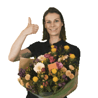 Artofflower bloemen art of flower art of flower waregem art of flower bloembinderij Sticker