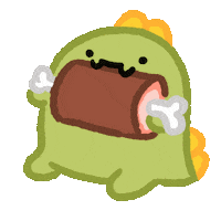 Eat Sticker by silentdinosaur