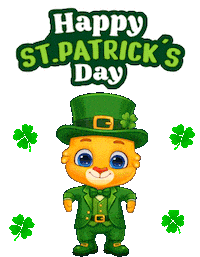 St Patricks Day Irish Sticker by Lucas and Friends by RV AppStudios