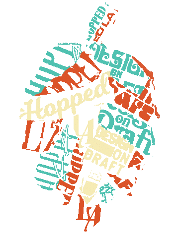 Beer Hops Sticker by Hopped LA