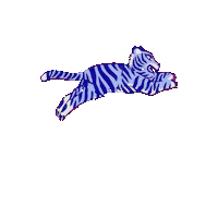korientationverein tiger media mega blau Sticker