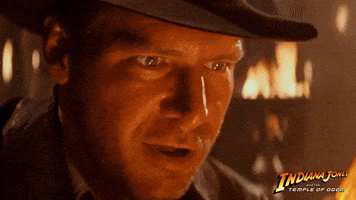 Harrison Ford Wow GIF by Indiana Jones