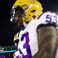 Locked In Football GIF by LSU Tigers