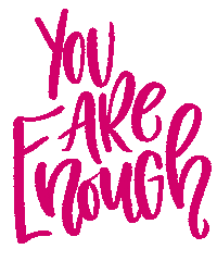 Selenaashley You Are Enough Sticker