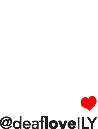 deafloveILY giphyupload love asl ily Sticker