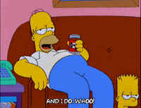 happy homer simpson GIF