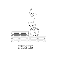 Trial Unicycle Sticker