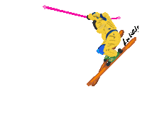 lizzeilhofer sports cool winter jump Sticker